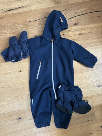Reima Softshell Overall mit Füsslingen und Fäustlingen