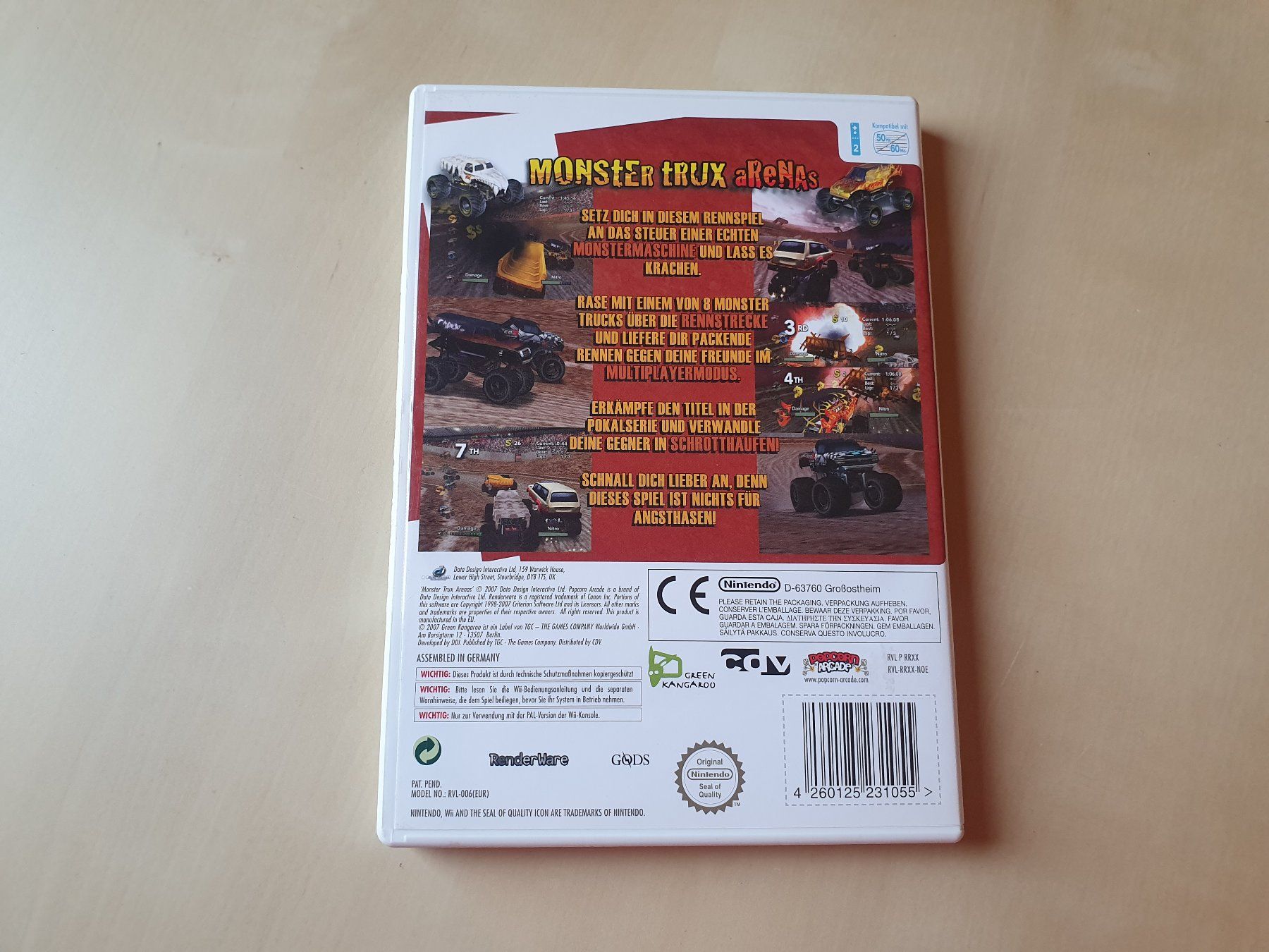 Nintendo Giochi: Monster Trux Arenas – Usato da Stansstad venduto da collectorsshop 1