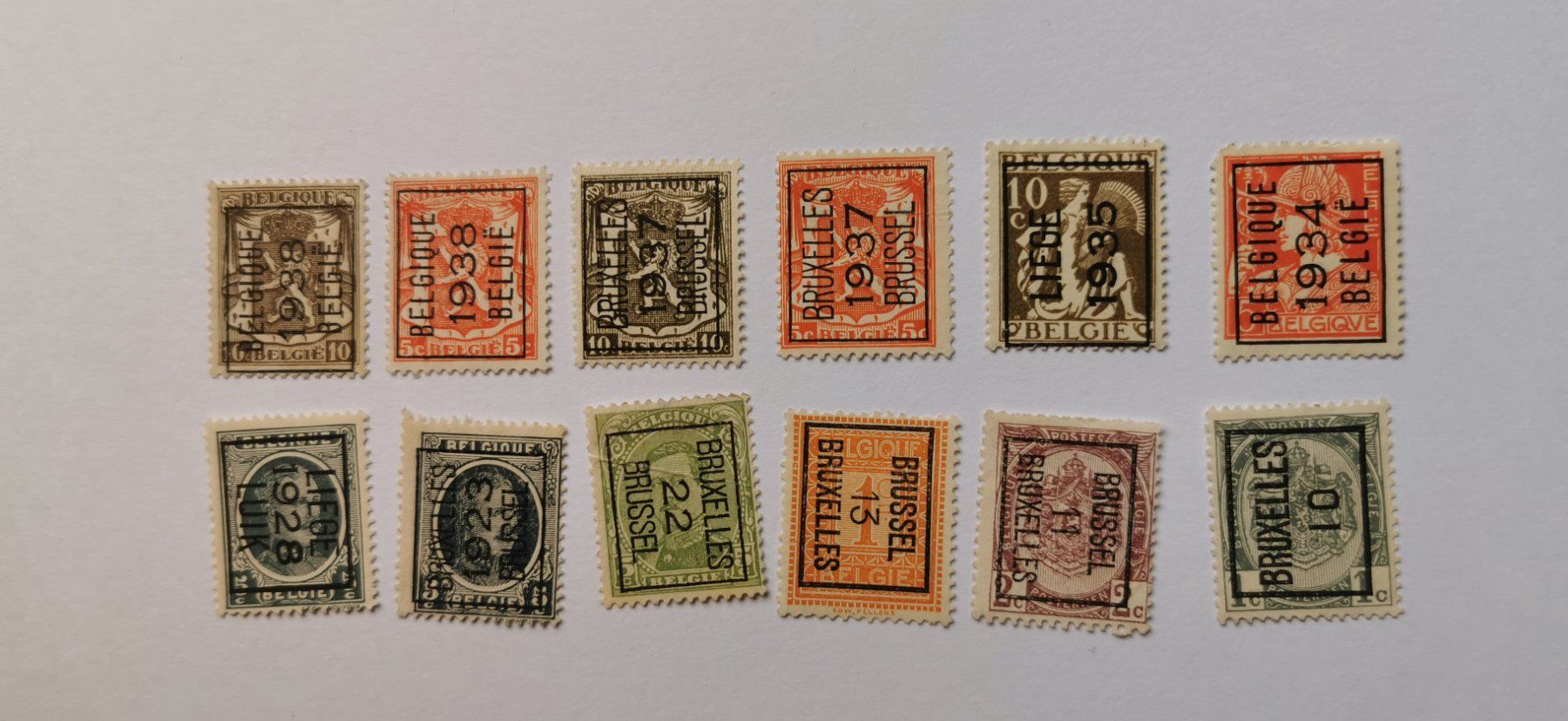 Alle Briefmarken: Belgien – Gebraucht aus Aadorf von Chnorli-Furz