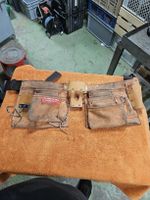 Werkzeuggurt Wildleder gebraucht mit vielen Taschen (G)