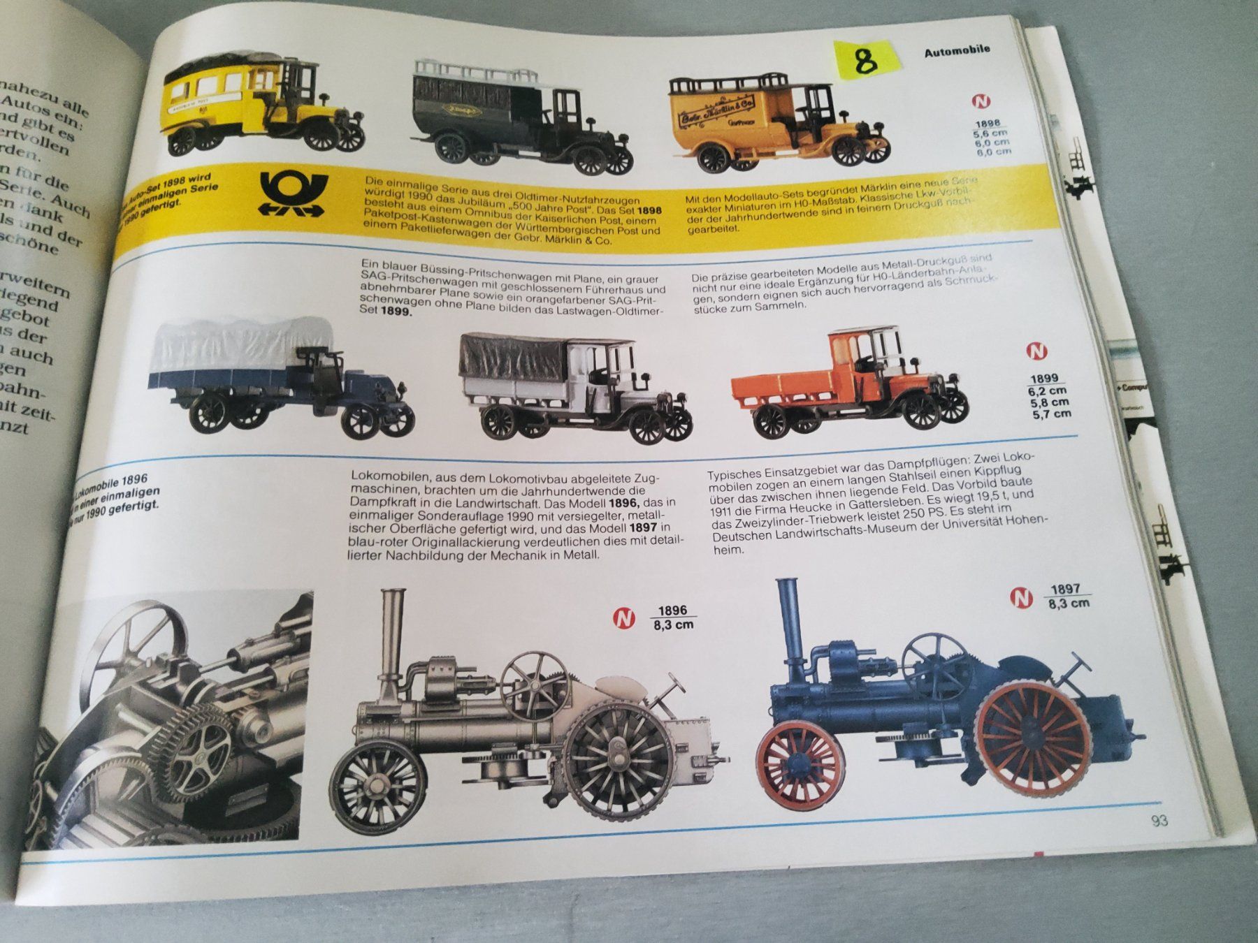 Märklin Modellini di ferrovie: Märklin Katalog 1990/1991 – Usato da Grüningen venduto da VENOM59 3