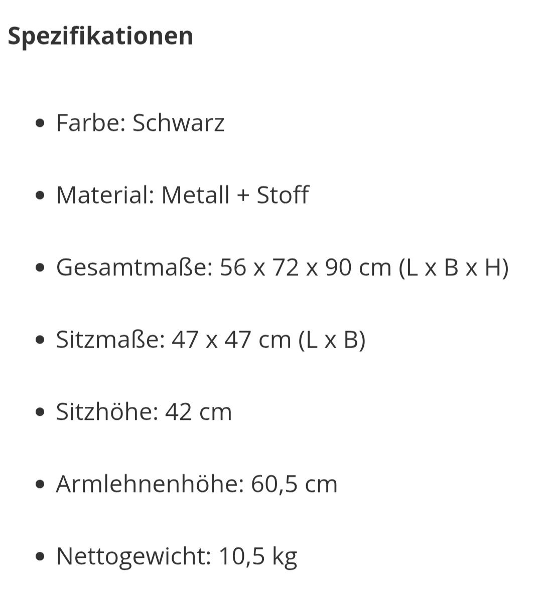 Sedie: 2 Balkon/Gartenstühle – Nuovo e nell'imballaggio originale da Luzern venduto da pet_j85f 3