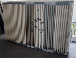 Lattenrost mit Matratze, guter gebrauchter Zustand