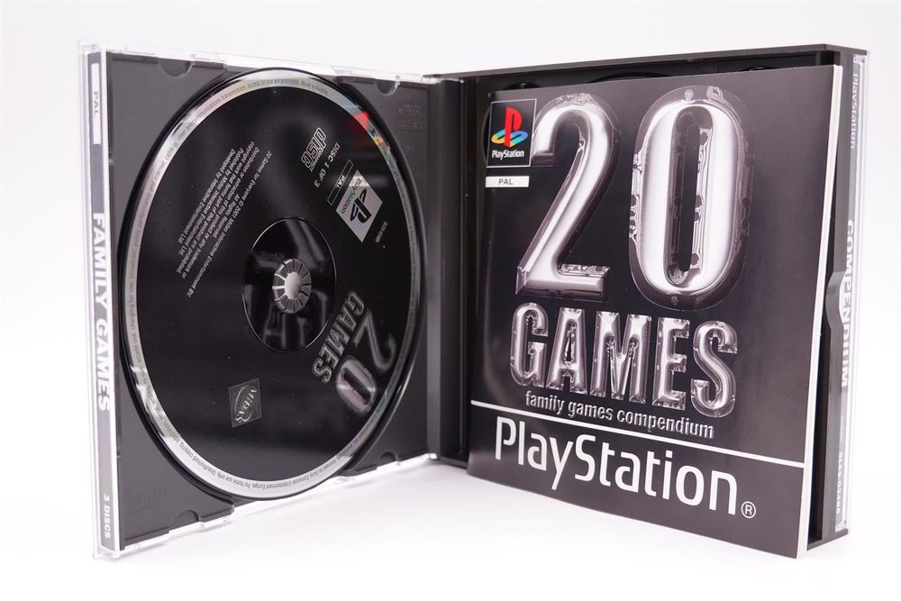 Family Games Compendium Sur PS1 - Jeu PlayStation 1 Complet En Bon état