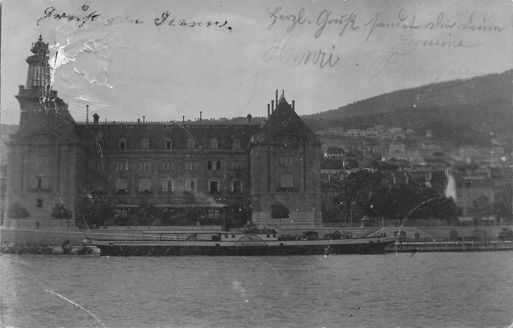 Cartoline postali: Losanna Schiff Battello – Usato da Biasca venduto da Blenio71