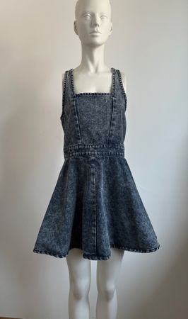 Jeans-Kleid, origineller Schnitt, Gr. S, Neu!