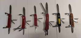 6x Victorinox/ Wenger Sackmesser 