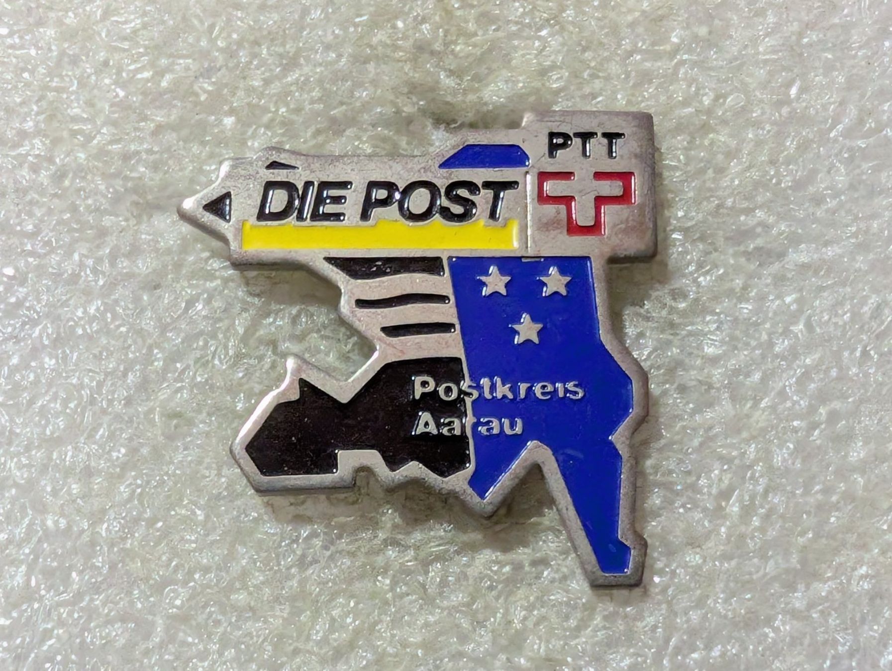 Placchette & Badge: Ansteckpin 100: PTT Postkreis Aarau – Usato da Oppligen venduto da Pin-Fall-Shop