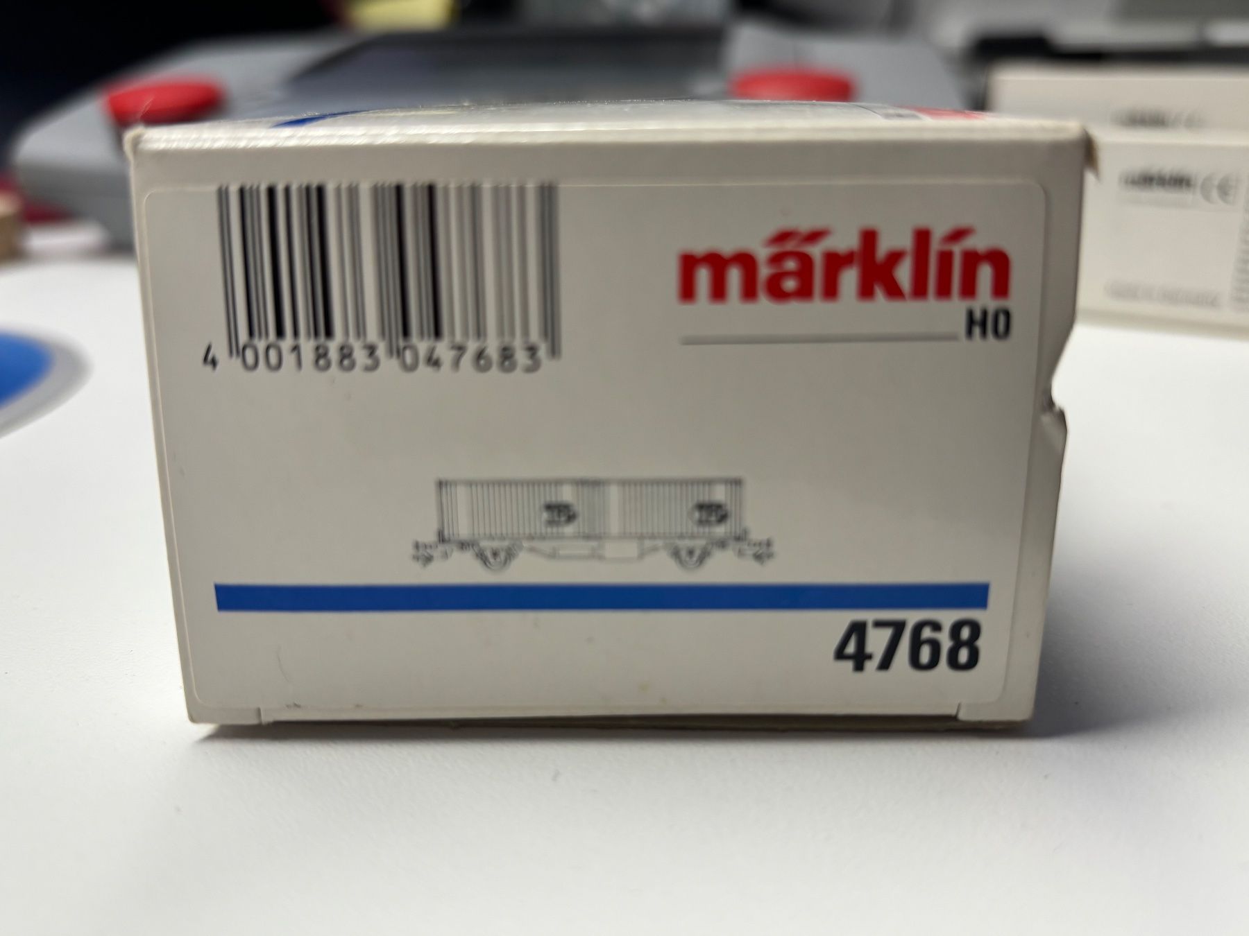 Märklin Modellini di ferrovie: Märklin 4768 Containerwagen – Usato da Rothenburg venduto da Vanzonk 1