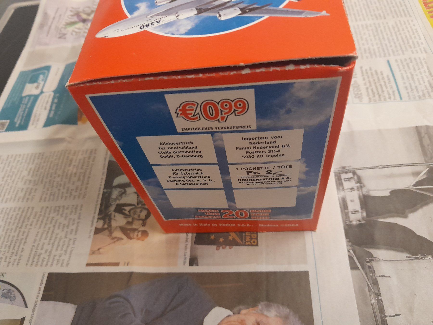 Panini Carte collezionabili: Panini JetAirliners Box – Usato da Rüti ZH venduto da Alemanni 1