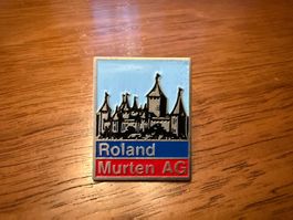 Anstecknadel Roland Murten AG Motiv Schloss gebraucht