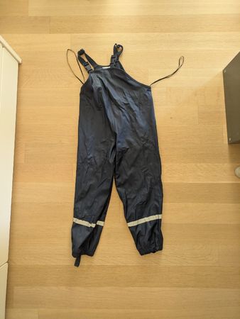 Regenlatzhose dunkelblau Grösse 128/7-8 Jahre guter Zustand