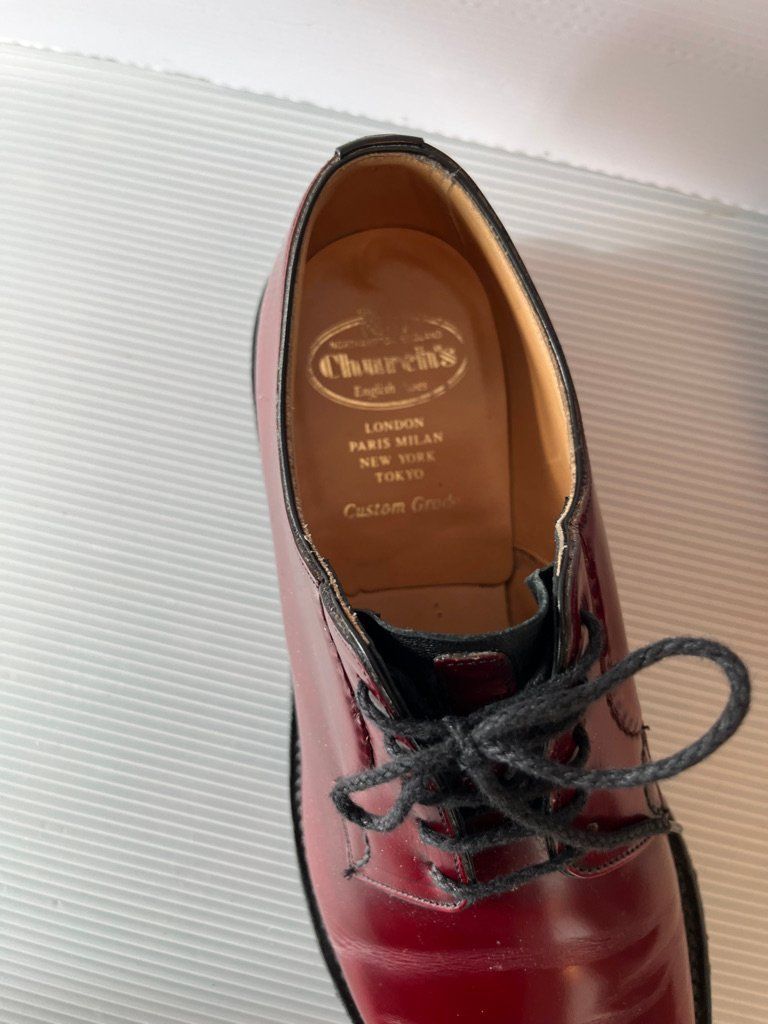 Church's Scarpe da uomo: Church's - Shannon Cherry colour – Usato da Iseo venduto da val_tgk5 1
