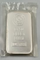 Silberbarren 50g Argor S.A originalverpackt  eingeschweisst