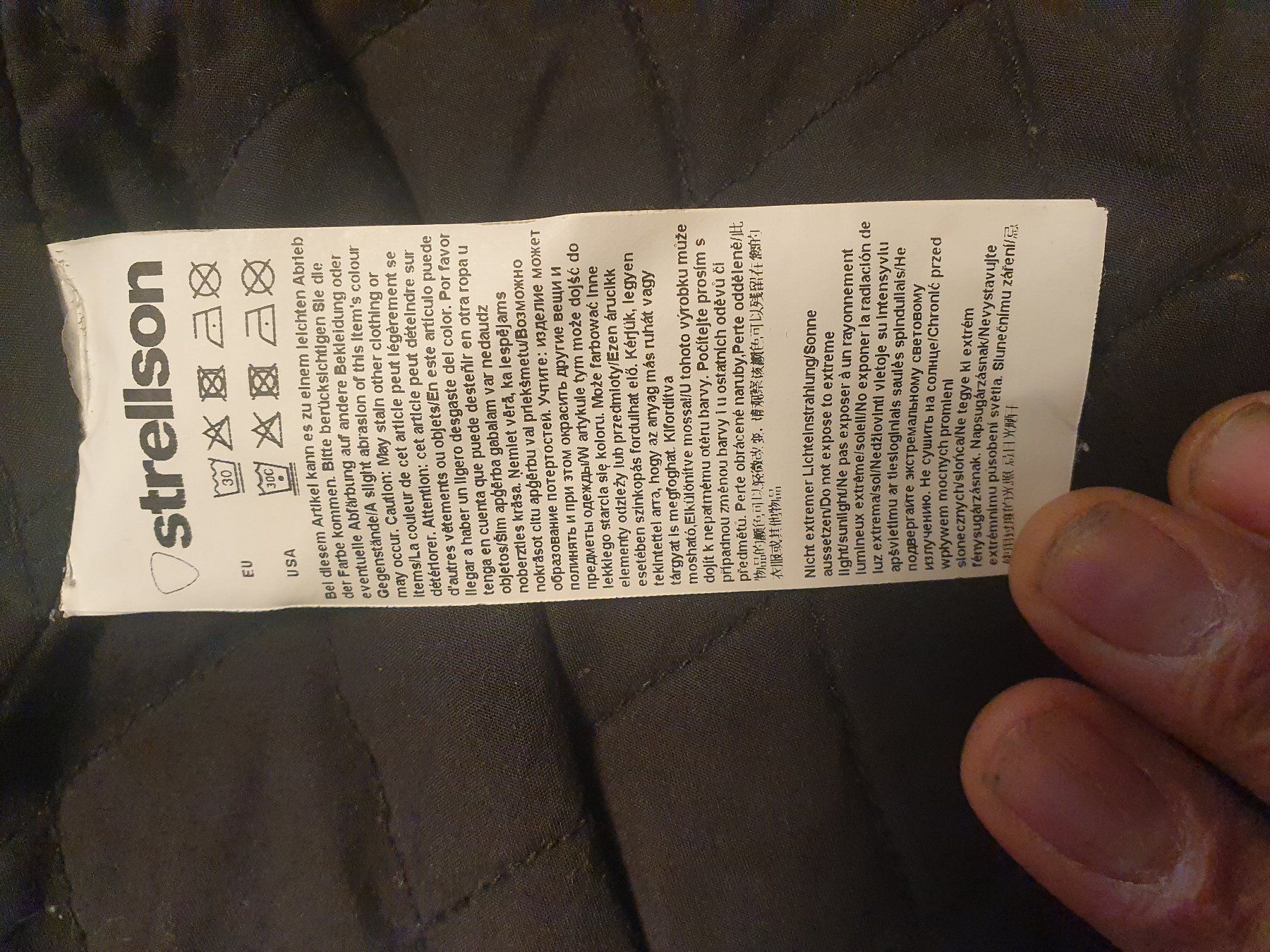 Strellson Giacche: Jeansjacke Strellson schwarz grösse L – Usato da Zürich venduto da loosebone 4