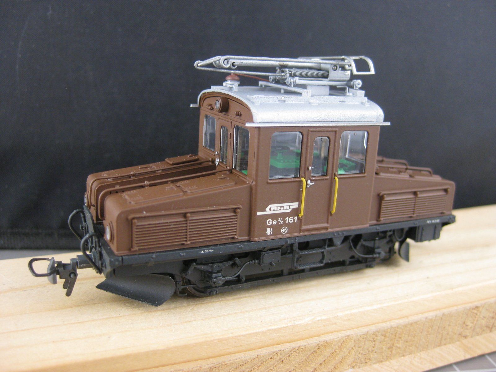 Bemo Modellini di ferrovie: BEMO 1277 121, RhB Ge 2/2 161 braun, mit OVP – Nuovo (secondo la descrizione) da Malters venduto da Marosko