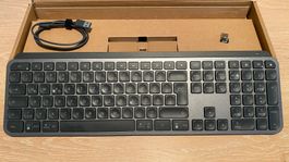Logitech MX Keys S Tastatur kabellos gebraucht schwarz