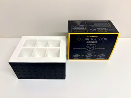 Clear Ice Box – Form für 6 grosse, kristallklare Eiswürfel