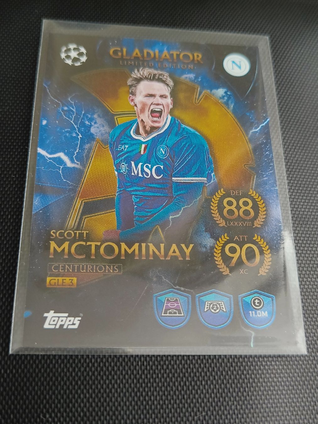 Topps Carte collezionabili: Scott McTominay Topps Match Attax Gladiator Card – Usato da Rorschach venduto da Laboumedeluxe
