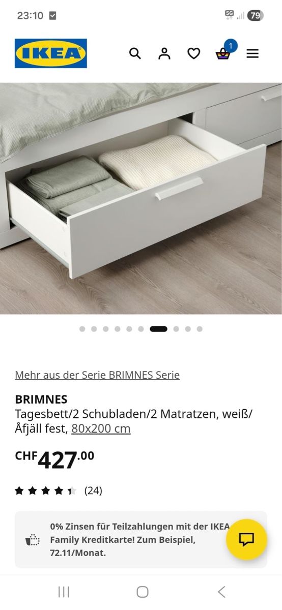 Letti: Ikea Bett – Usato da Zürich venduto da BEFIT83 3
