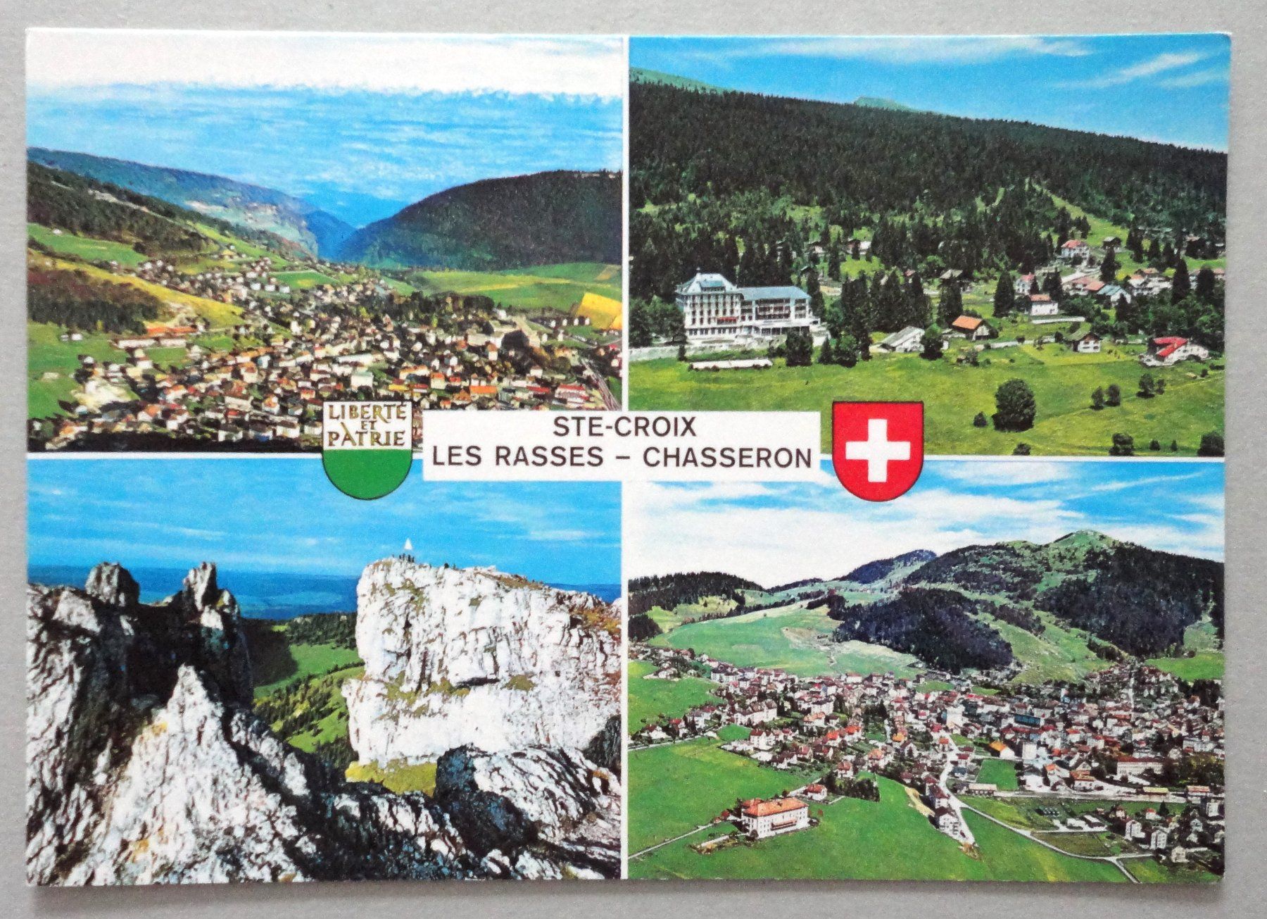 Cartoline postali: Ste-Croix - Les Rasses - Chasseron – Usato da Fétigny venduto da Billy2miny
