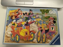 Disney Oldtimer-Rennen, 60 Teile Puzzle