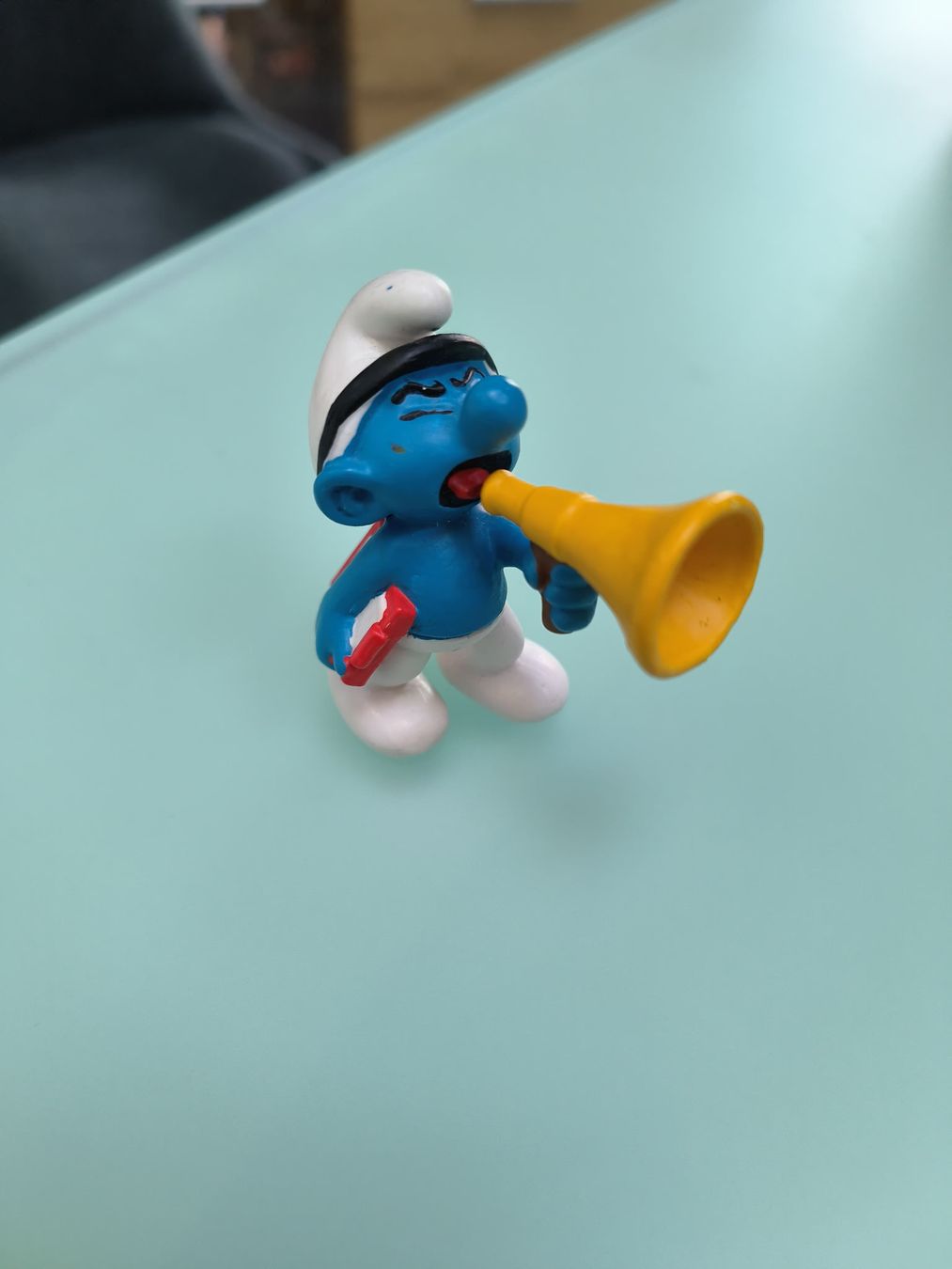 Schleich Statuette: Schtroumpfs schlumpf puffi – Usato da Lignières venduto da Sulyvan