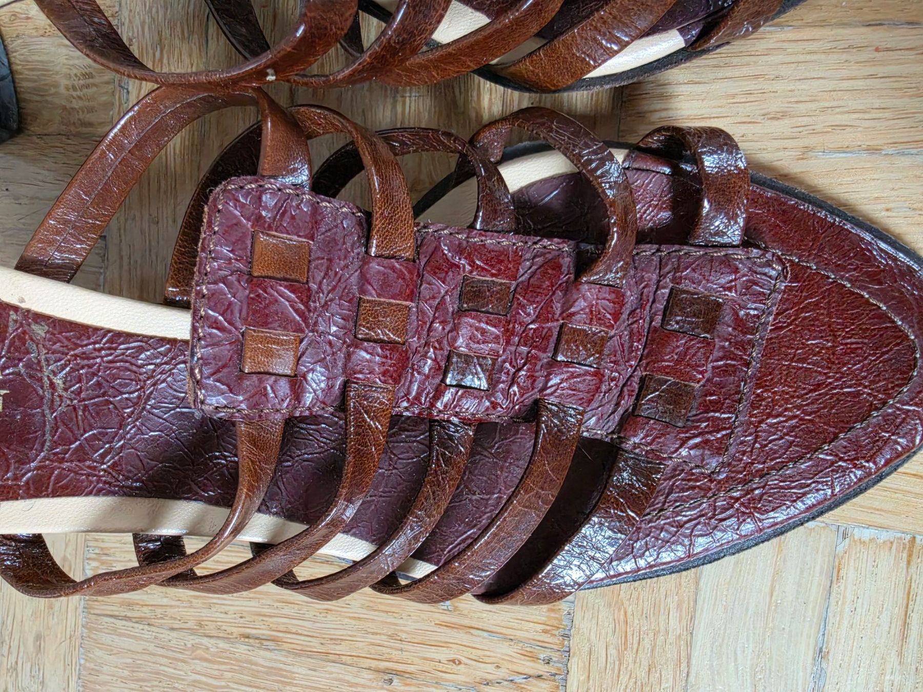 Scarpe da donna: Sandalen Weinberg echt Leder Gr. 38 – Usato da Stäfa venduto da flamingo_17 2