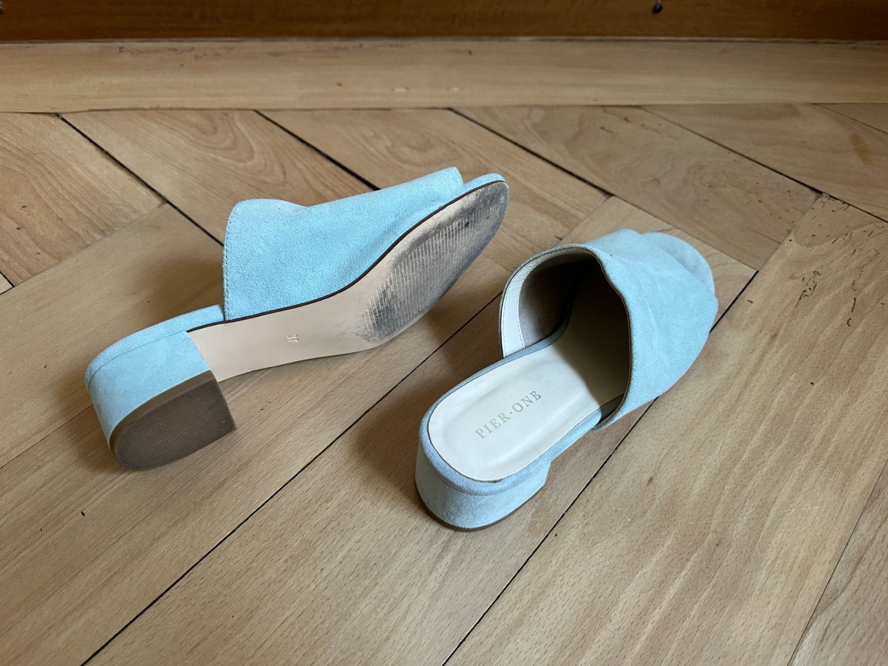 Damenschuhe: PIER ONE - Pantolette mint pastellfarben 37 – Gebraucht aus Zürich von Diazaio 2