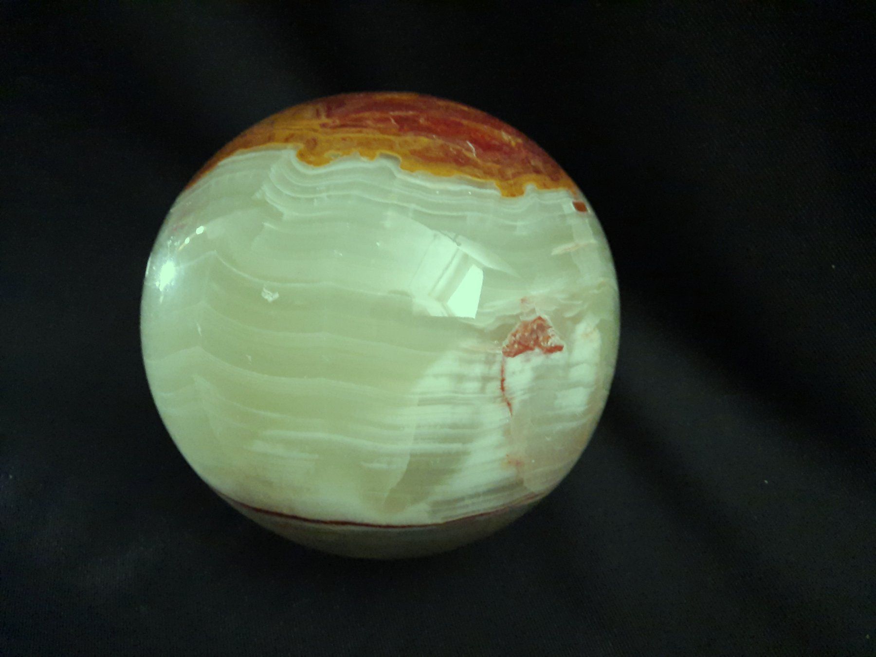 Mineralien & Heilsteine: ONYX-Steinkugel 4.67Kg – Gebraucht aus Beinwil am See von Restwert_Beinwil 7