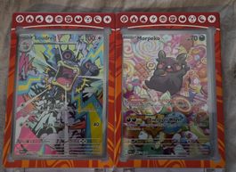 Pokémon Loudred 212 und Morpeko 206 EN / NEU