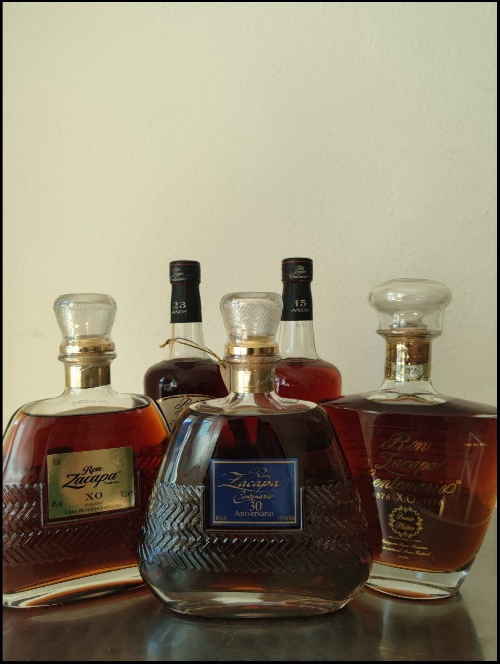 Zacapa Spirituosen: Zacapa Sammlung 5 Flaschen – Neu und originalverpackt aus chur von califfo57
