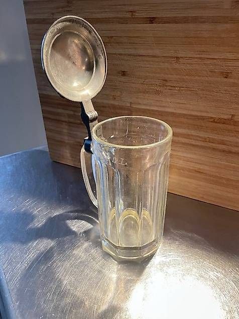 Bicchieri: Antiker Bierkrug "Gib Sorg" – Usato da Allschwil venduto da ale_l5pz 1