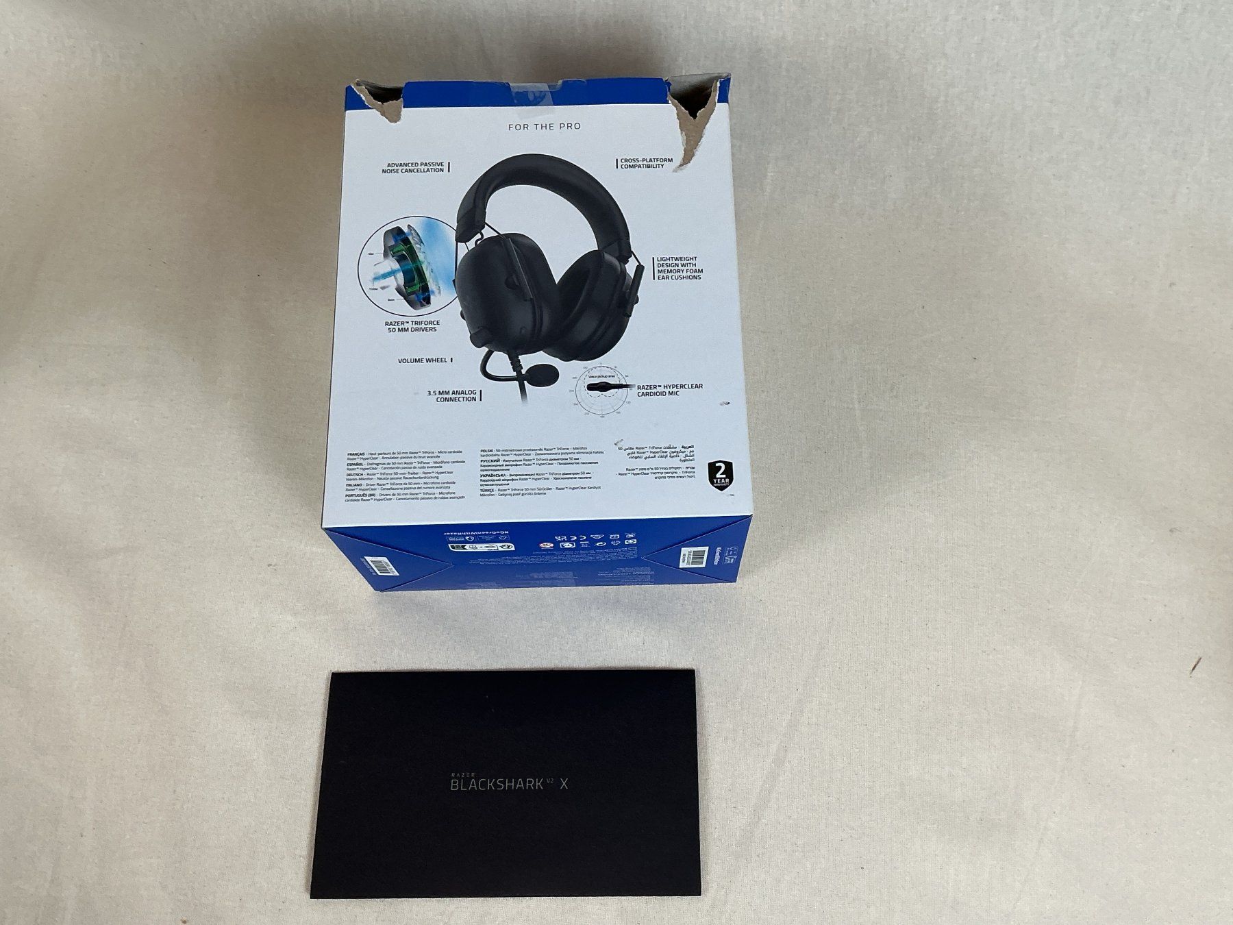 Razer Cuffie: RAZER Blackshark V2 X Wired Console Esports Headset – Nuovo (secondo la descrizione) da Richterswil venduto da Restwert_Richterswil 8