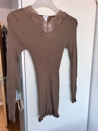 Unterhemd HANRO L Wolle/Seide neu