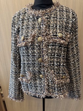Blazer Damen Tweed Grösse L gebraucht guter Zustand