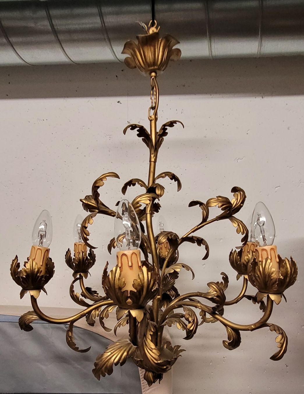 Lampadari & plafoniere: Vintage Deckenlampe Messing Antik – Usato da Glattfelden venduto da Tschutsch0