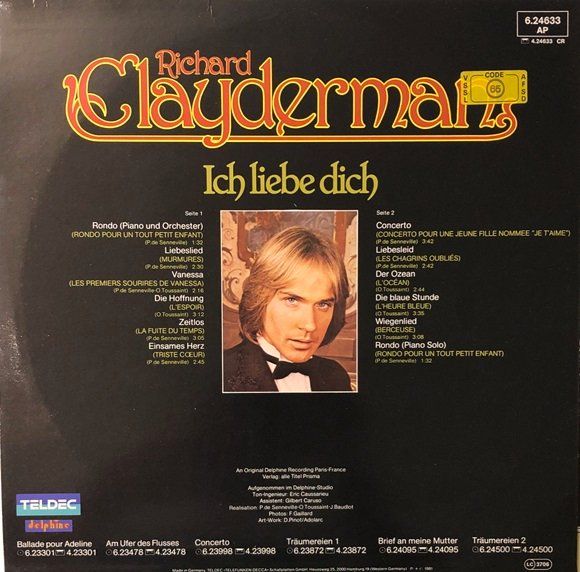 Dischi in vinile: 4x LPs Richard Clayderman – Usato da Grüningen venduto da azulmarron 3
