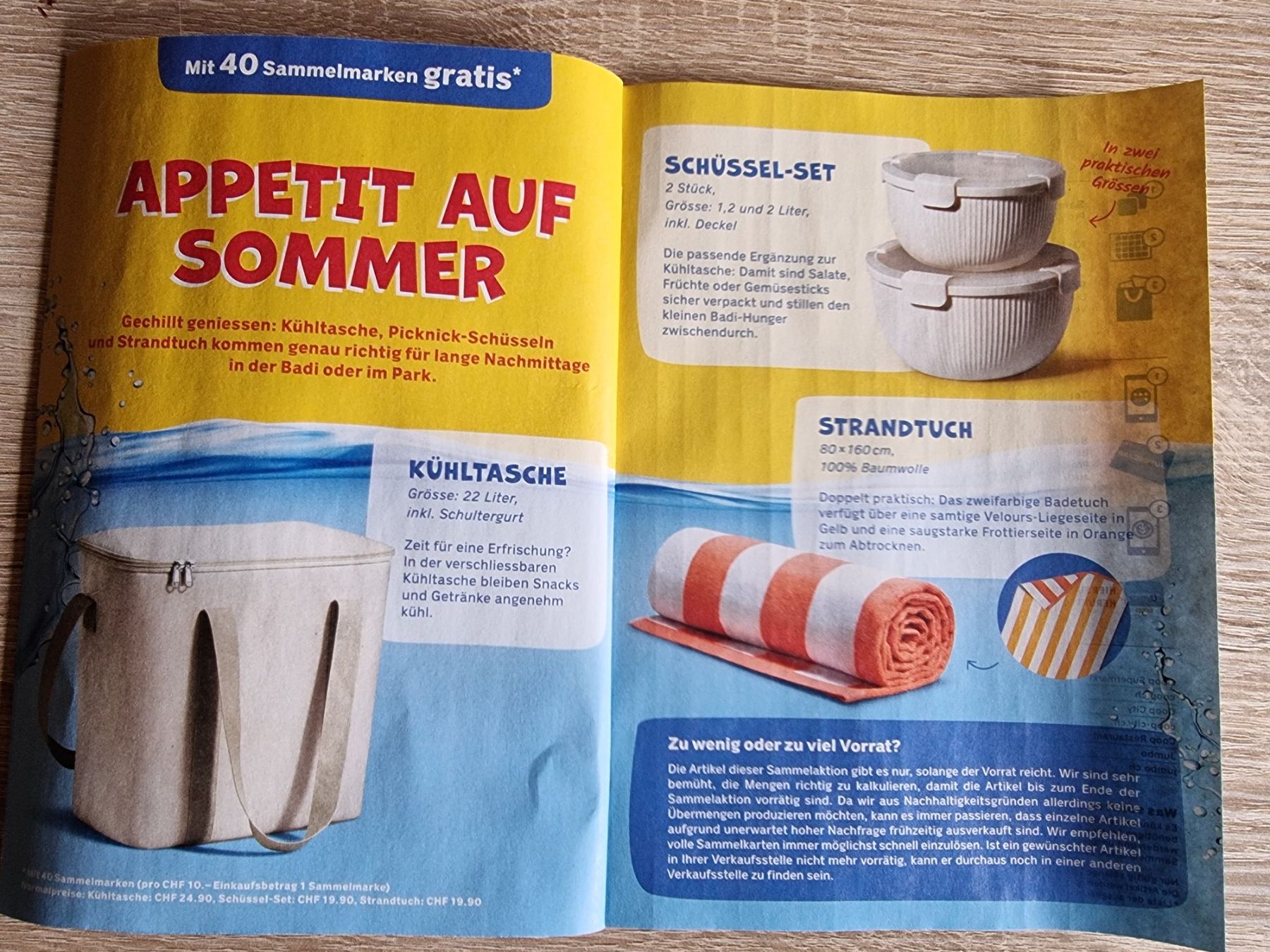 Coop Raccolte di bollini & punti: 1 volle Coopkarte - SPLASH - 40 Marken – Nuovo (secondo la descrizione) da Buchen venduto da Jonny58 2