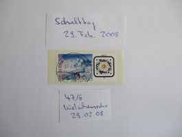 Voll Stempel Schalttag 29.02.2008 4716 Welschenrohr
