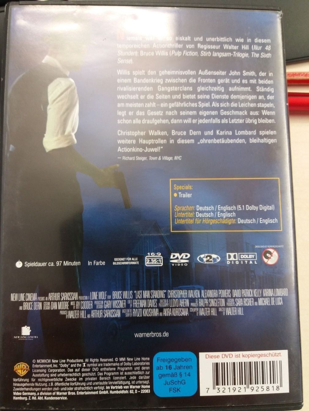 Tutti i DVDs: DVD Last Man Standing, Bruce Willis – Usato da Eiken venduto da Lashar 1