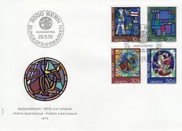 1970 Pro Patria FDC Bundesfeier