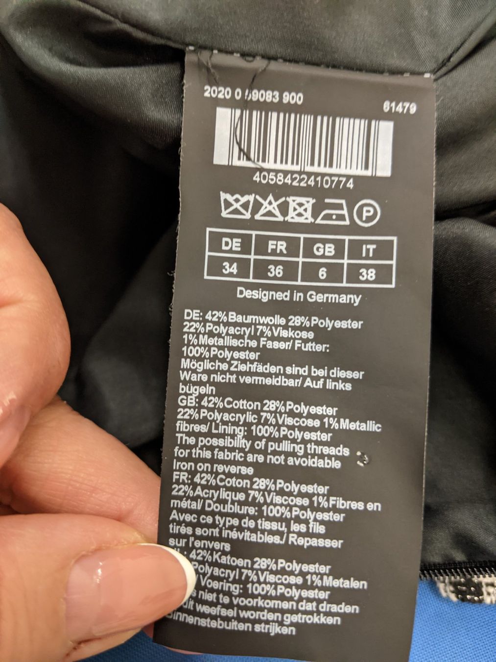Hallhuber Vestiti: Tweed Damenkleid GR 34 – Usato da Langnau am Albis venduto da Judithsebi 6