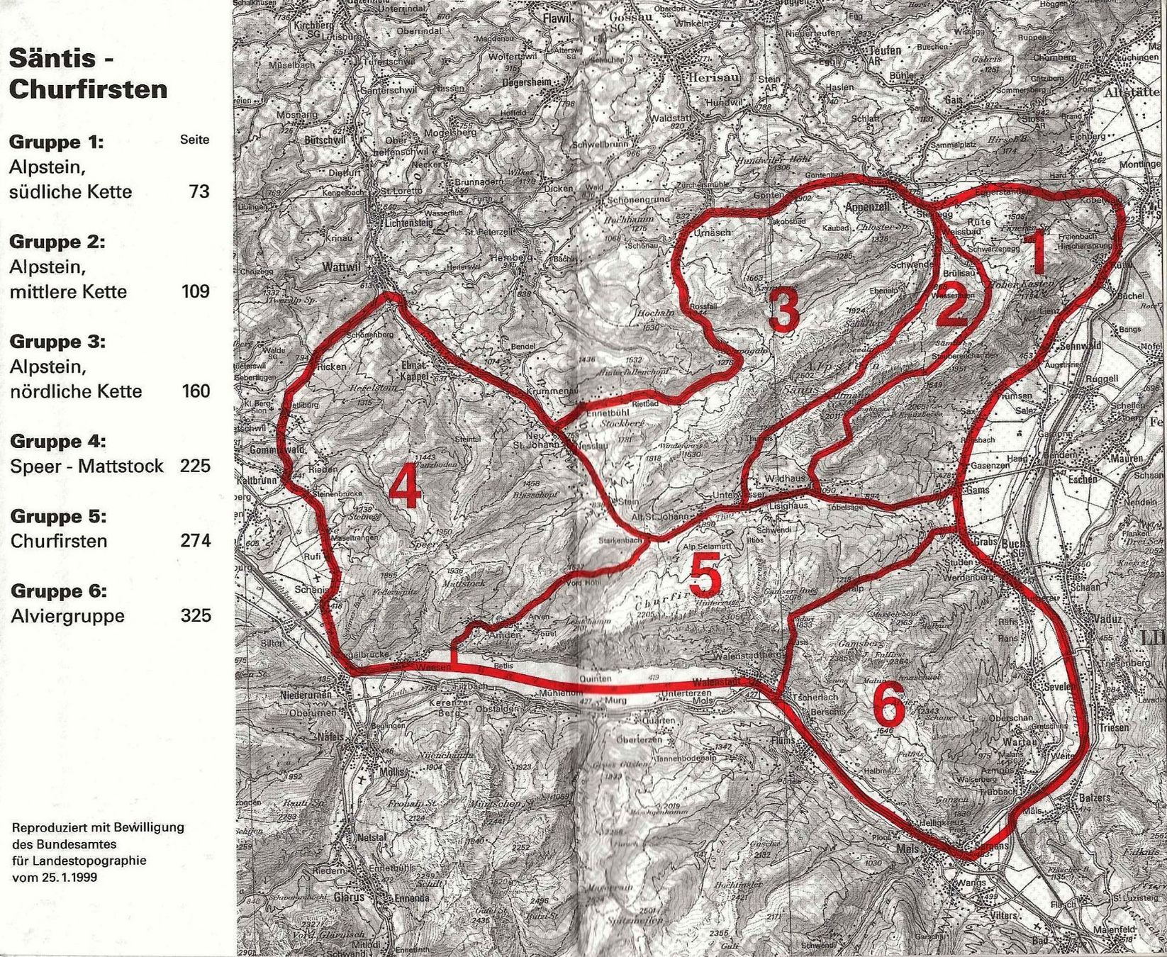 Libri: SAC-Clubführer Säntis-Churfirsten – Usato da Lenk im Simmental venduto da Ruedauph 2