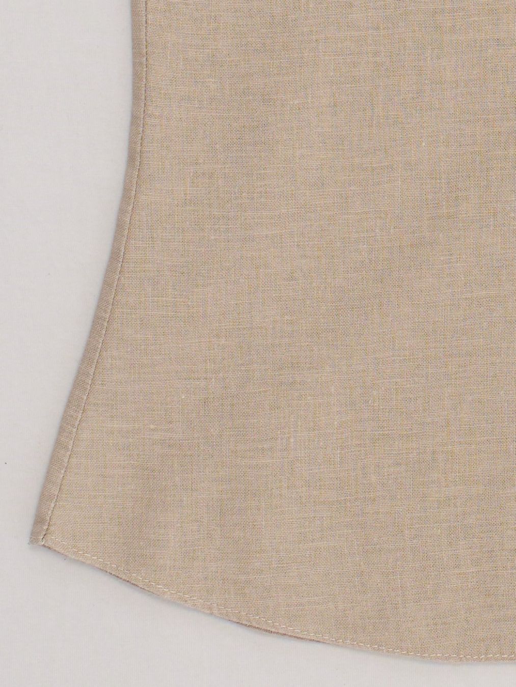 Blusen: Chemisier beige sans manches aspect lin - Taille S – Gebraucht aus Fribourg von re-fine 5