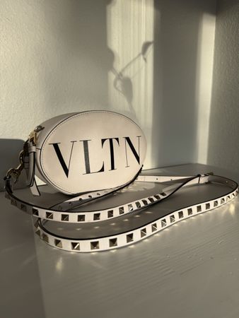 Valentino Garavani VLTN Crossbody Bag - Stylish & Compact!