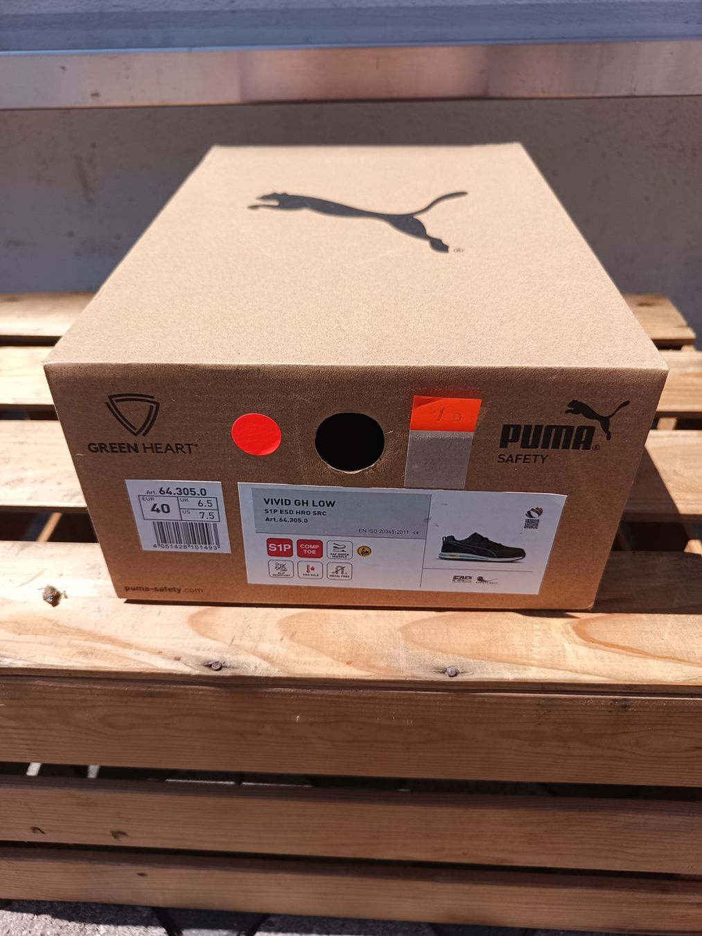 Puma Herrenschuhe: Puma Sicherheitsschuhe 1SP 40 – Neu und originalverpackt aus Oberegg von A-Z.Handel.Loehrer 7