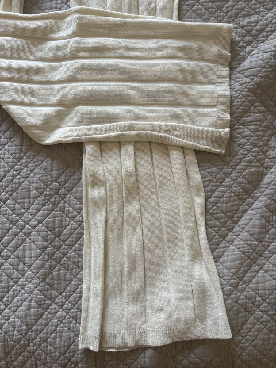 H&M Hosen: Pantalon en maille blanc – Gebraucht aus Lausanne von shabnam.t 1