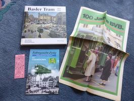 Basel,Tram,100 Jahre,Trolleybus,Personal,Linien,Festzeitung