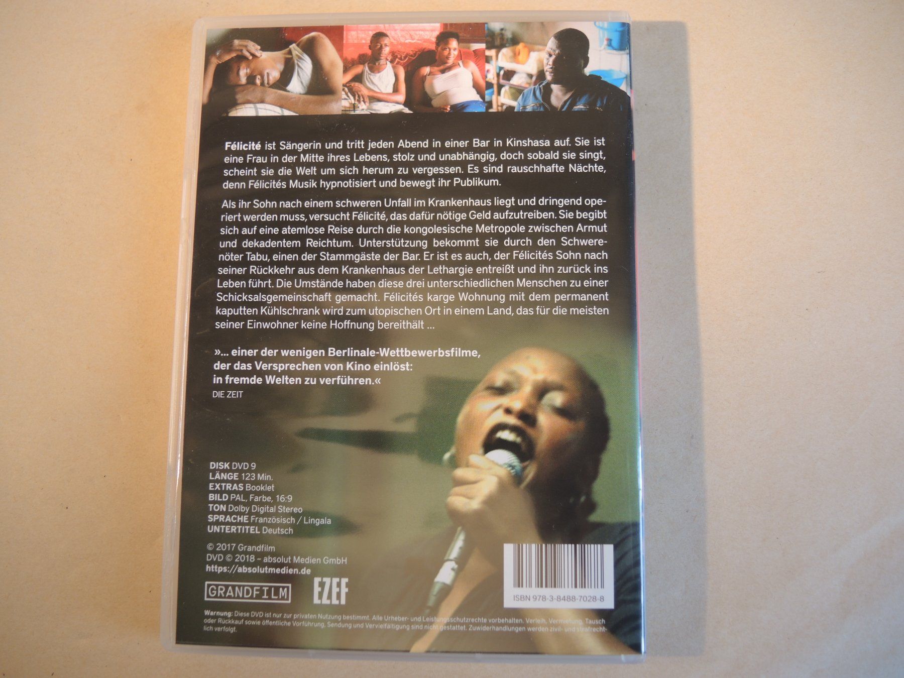 Tutti i DVDs: Félicité - Oscarnominierter Film DVD – Usato da Rorschach venduto da maeck8 2